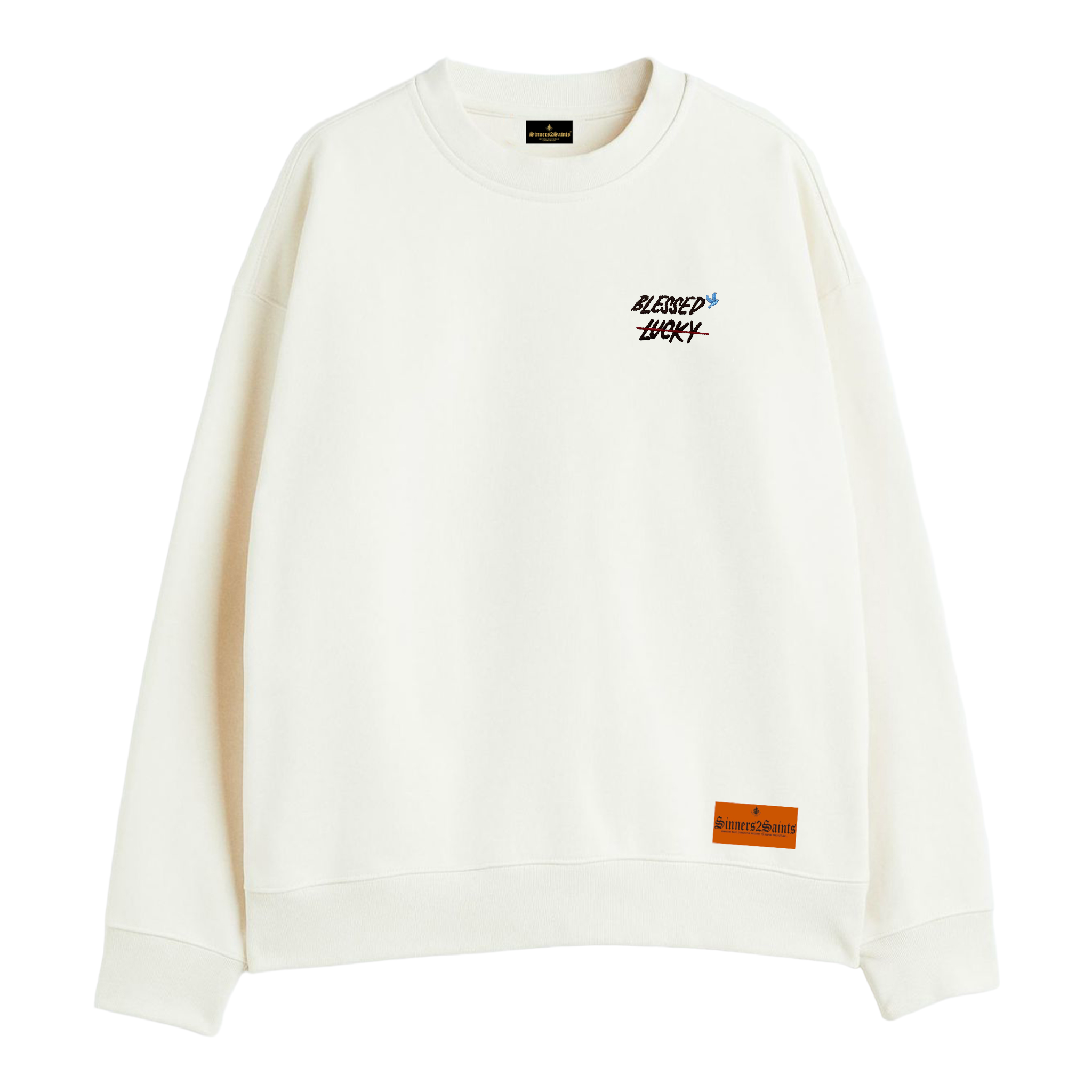Blessed, not Lucky Crewneck sweatshirt