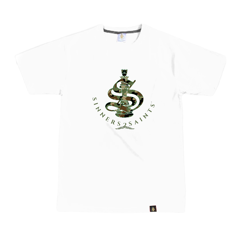 Camo S2S Logo T-shirt - Sinners2Saints