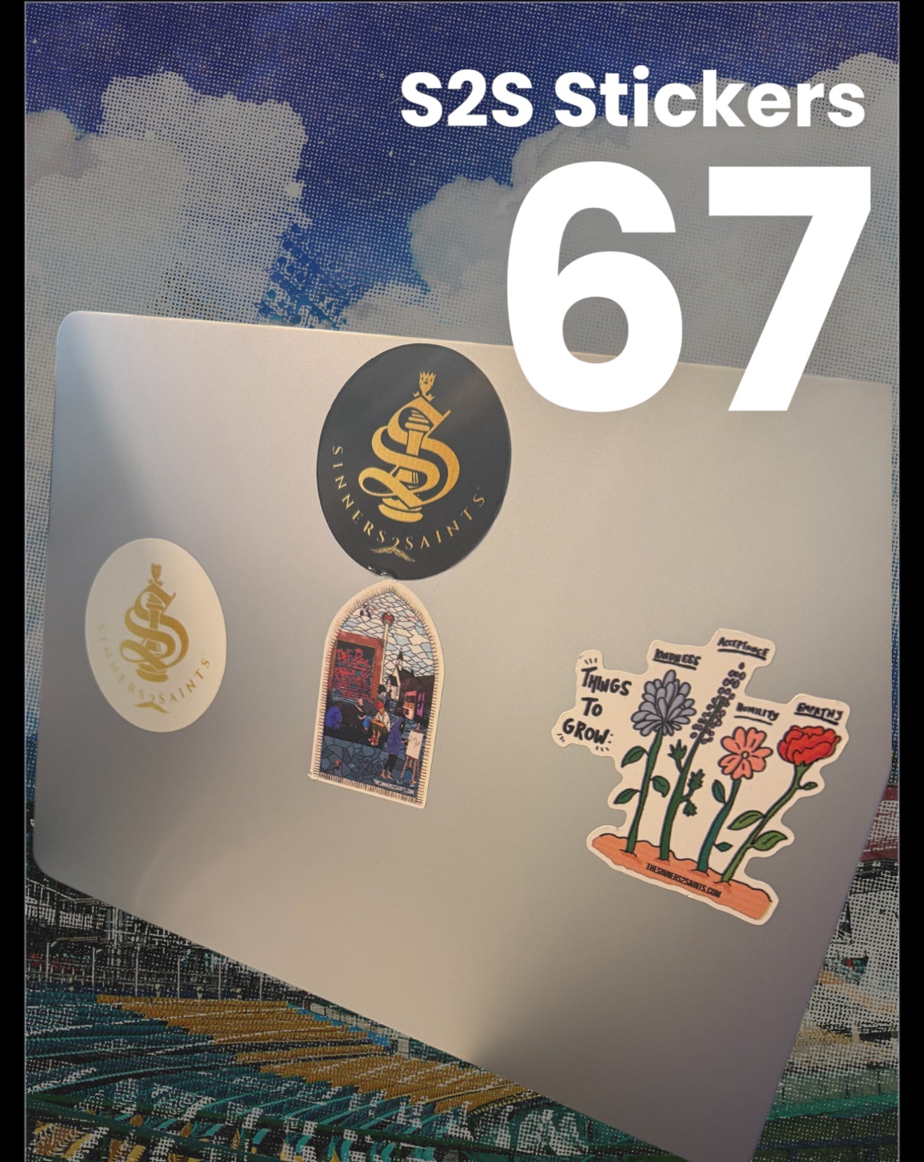 Stickers - Artful Expressions (pack of 4)