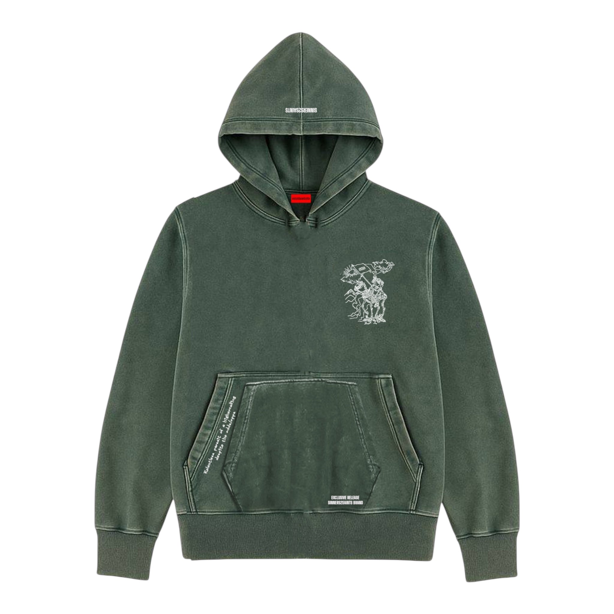 Knight’s Mantle Green Hoodie