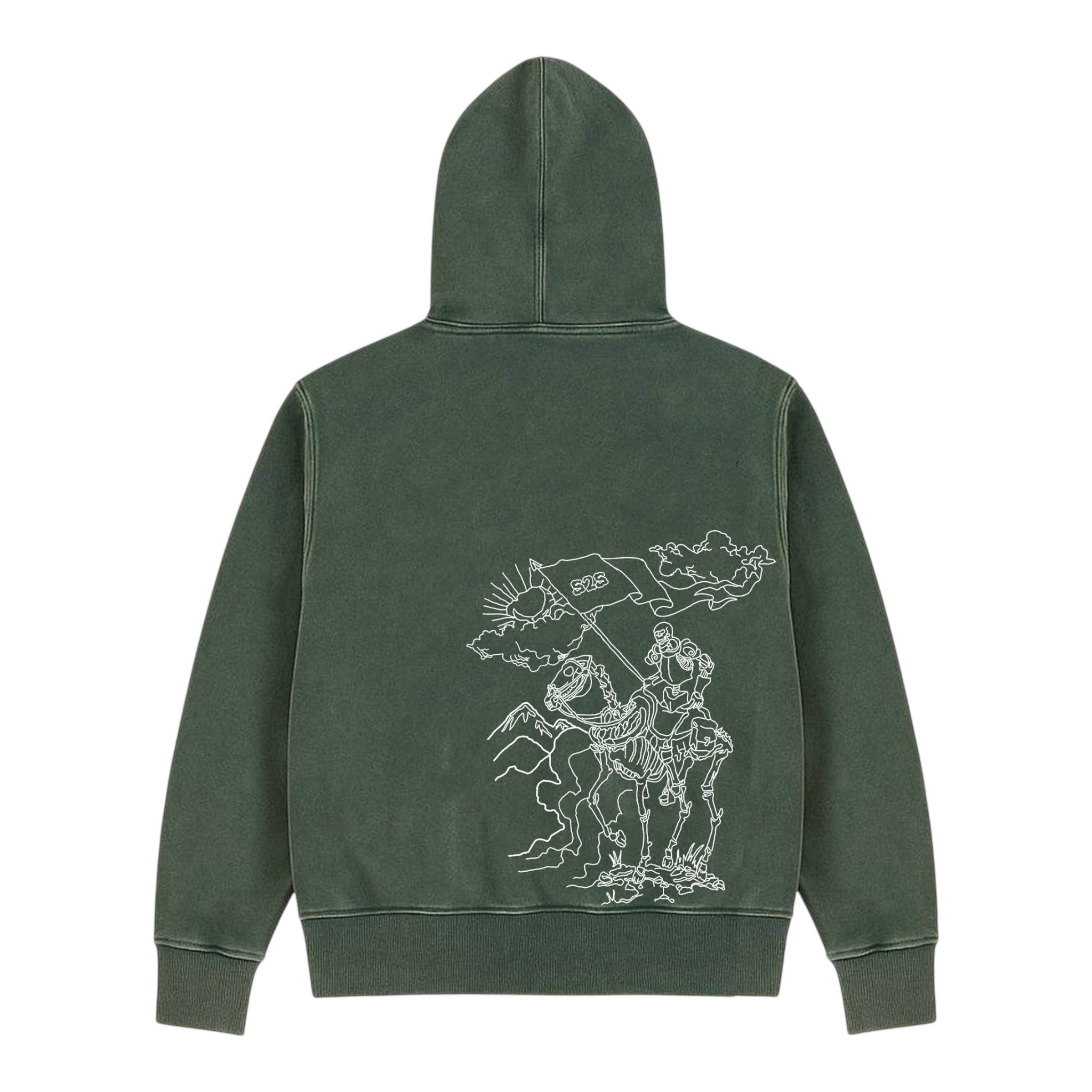 Knight’s Mantle Green Hoodie