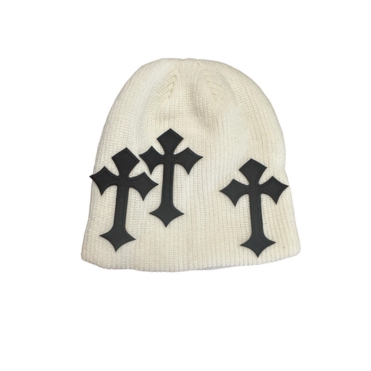 Knitted Cross beanie