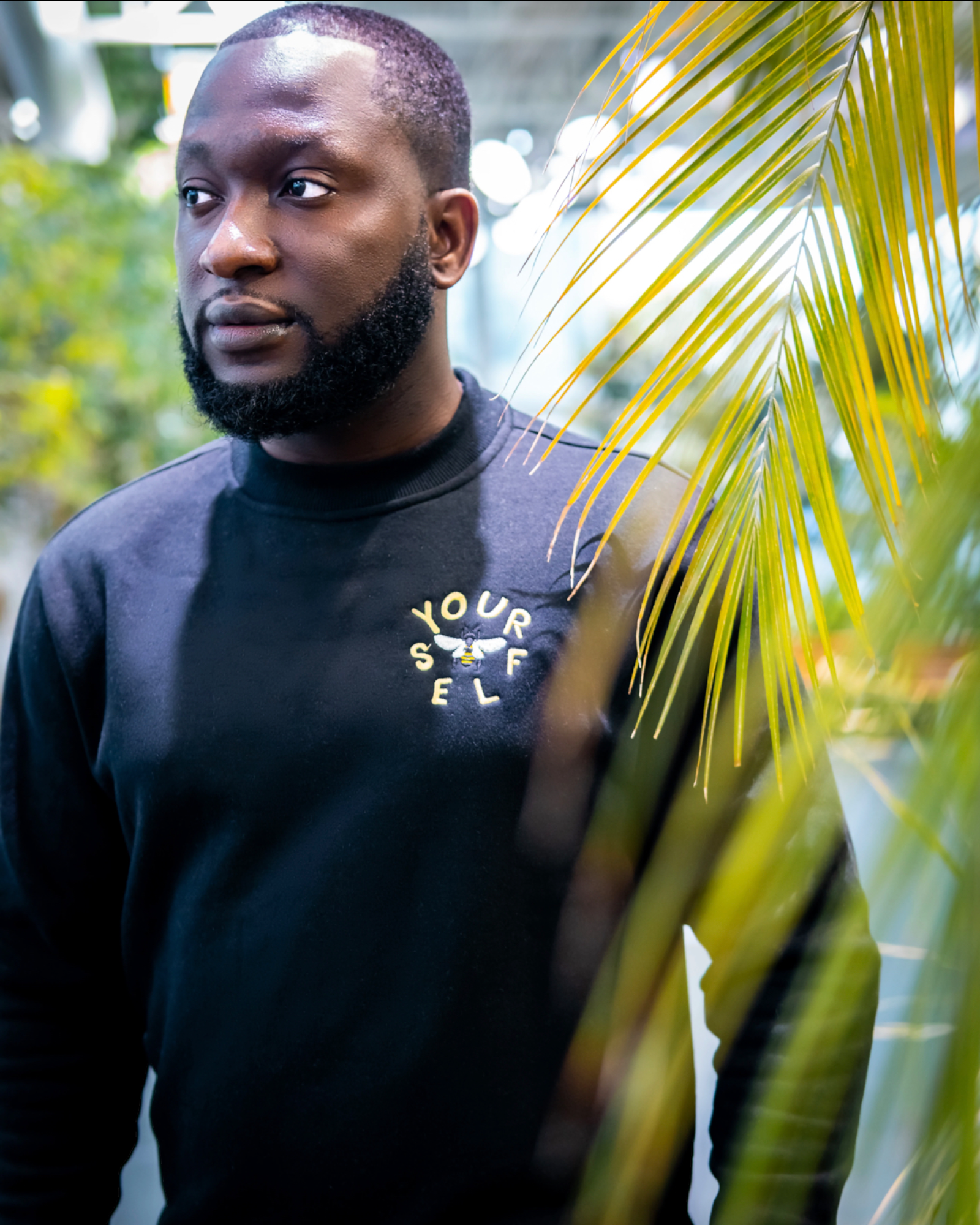 Embroidered Bee yourself crewneck sweatshirt - Unisex - TheSinners2Saints