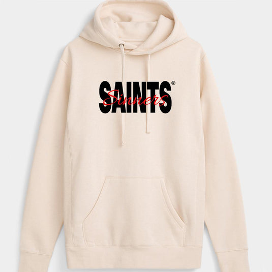 Signed Across Hoodie (Men, Women) - Tan/Cream/Offwhite - TheSinners2Saints