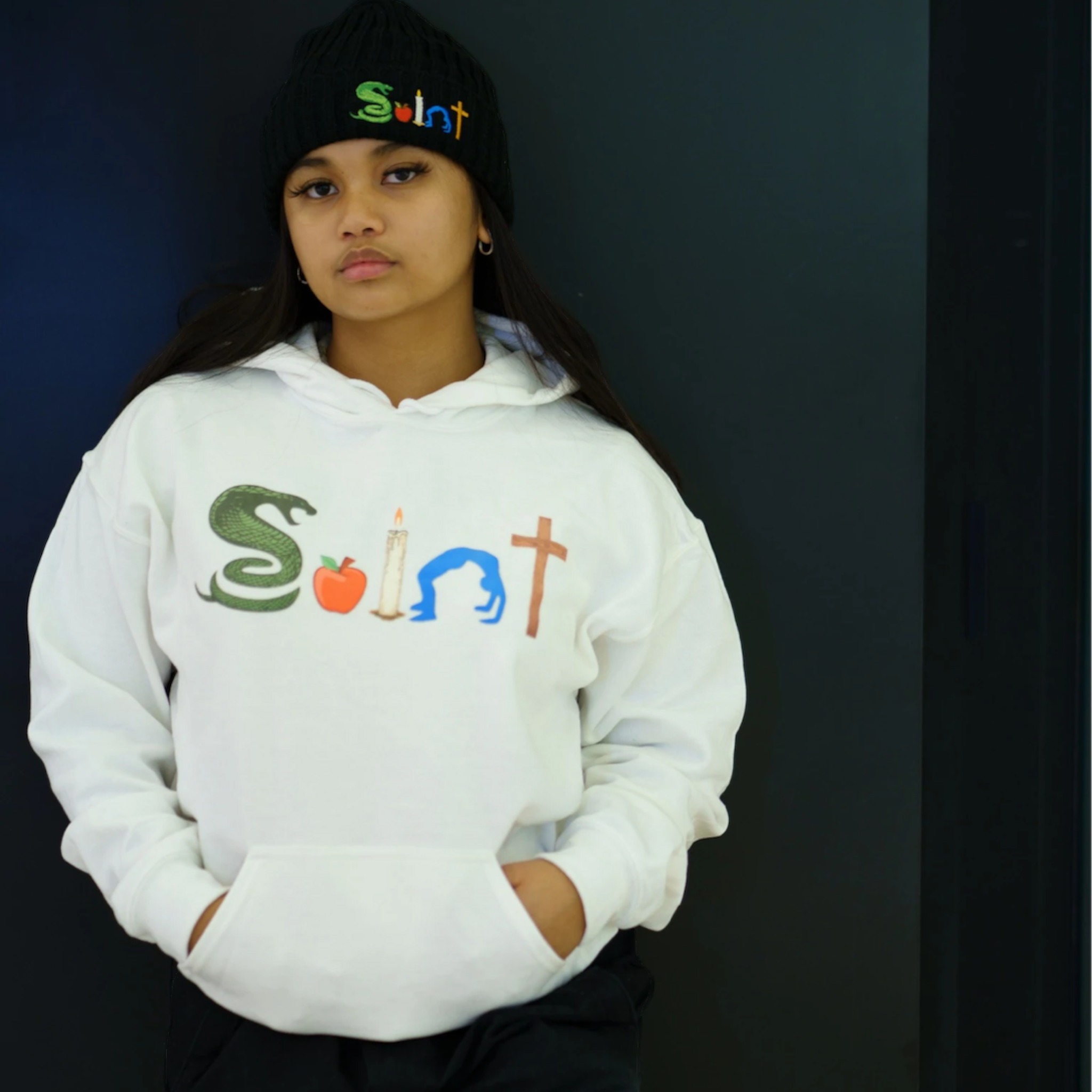 Stylish Chunky Beanies - Saint embroidered - Exclusive Limited Release ** - TheSinners2Saints