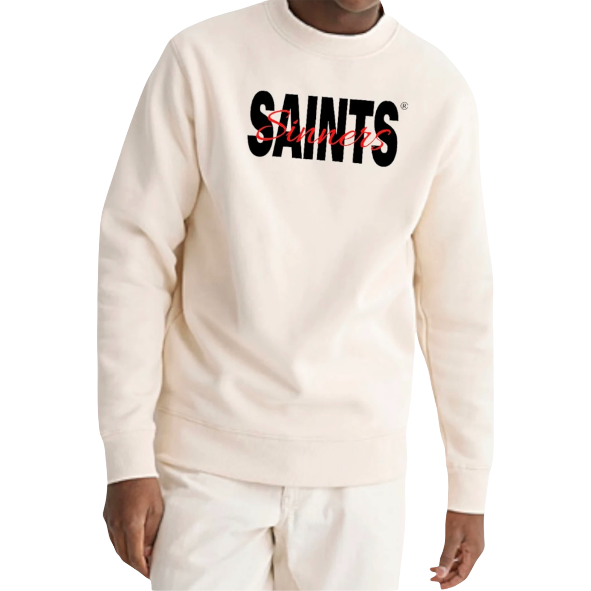 Signed Across - Crewneck Sweatshirt (Men, Women) - colors (Royal Blue, Sport Grey, Ecru) - TheSinners2Saints