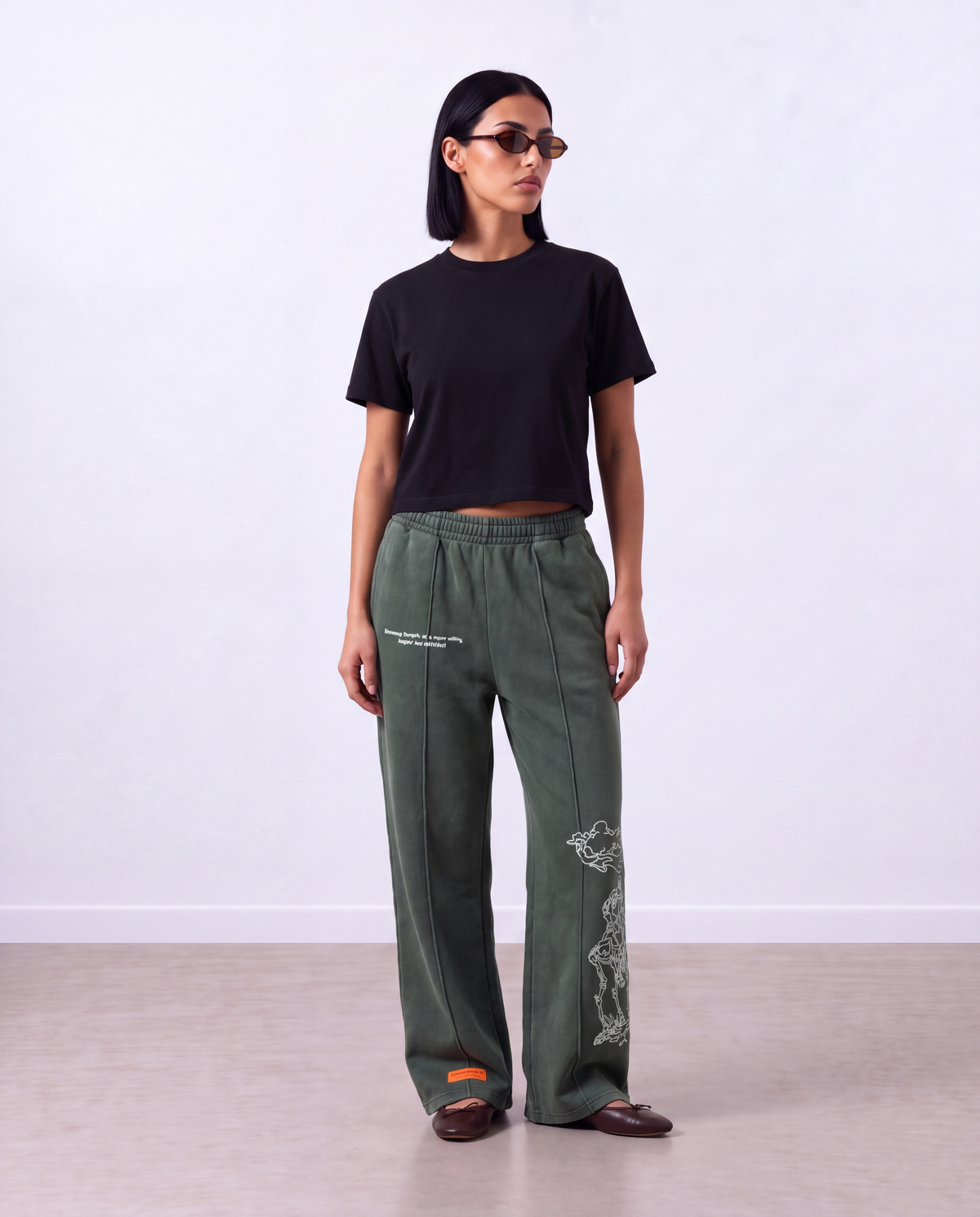 The Mantle Pant, Washed Green - Sinners2Saints