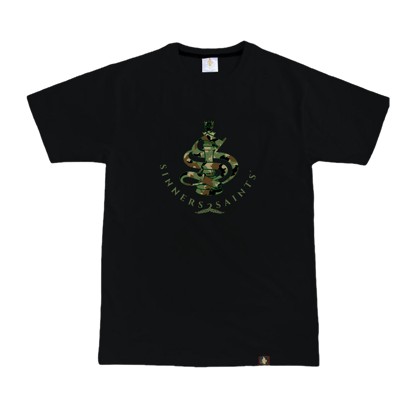 Camo S2S Logo T-shirt - Sinners2Saints