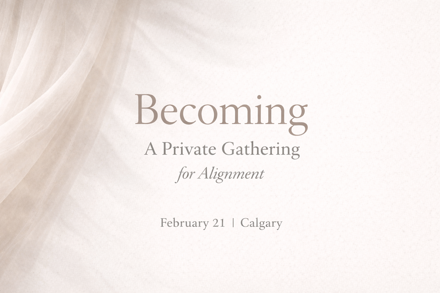 Becoming: A Private Gathering - Sinners2Saints