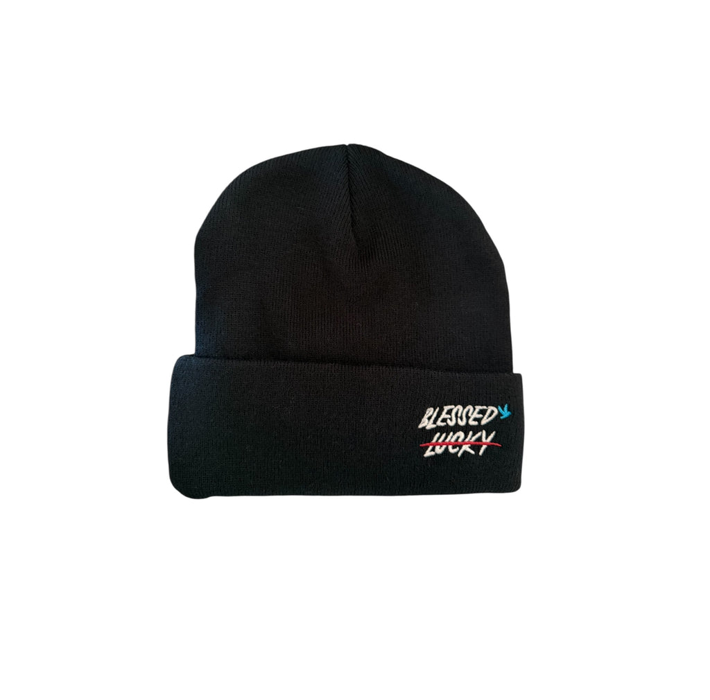 Blessed, not lucky beanie