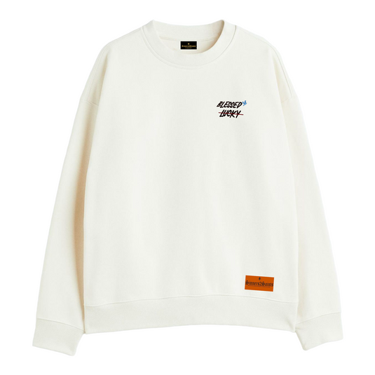 Blessed, not Lucky Crewneck sweatshirt