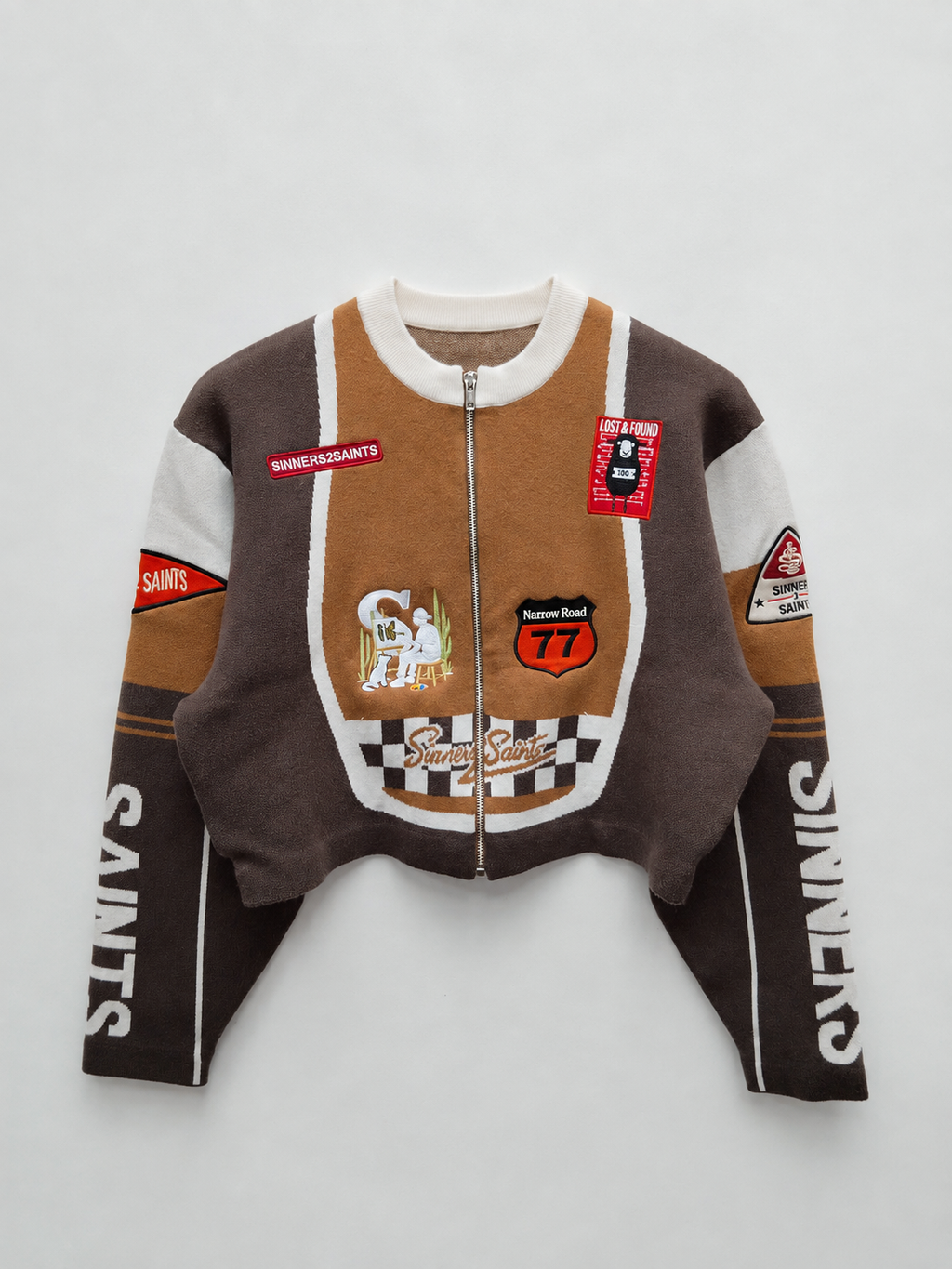 Crop - Narrow Road Knit Jacket
