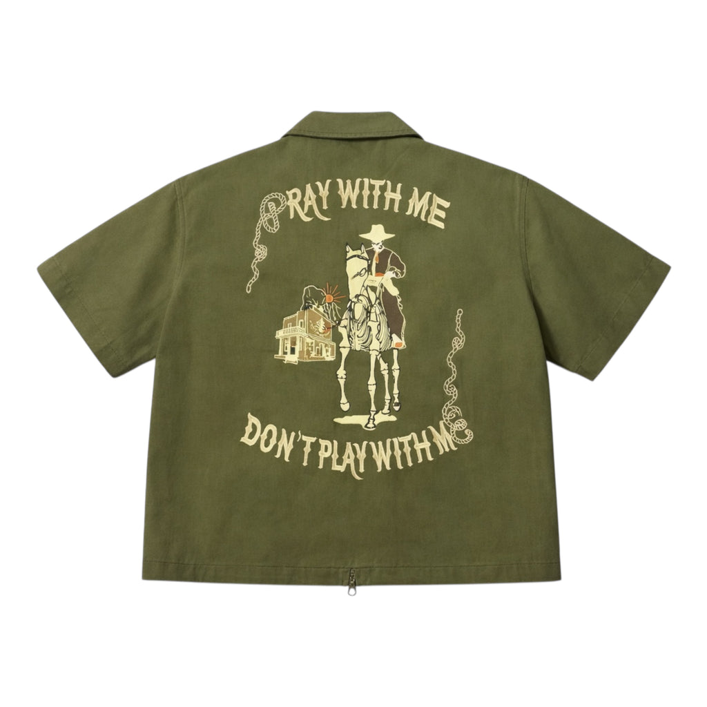 Divine Warning 02 (Military Green) - Sinners2Saints