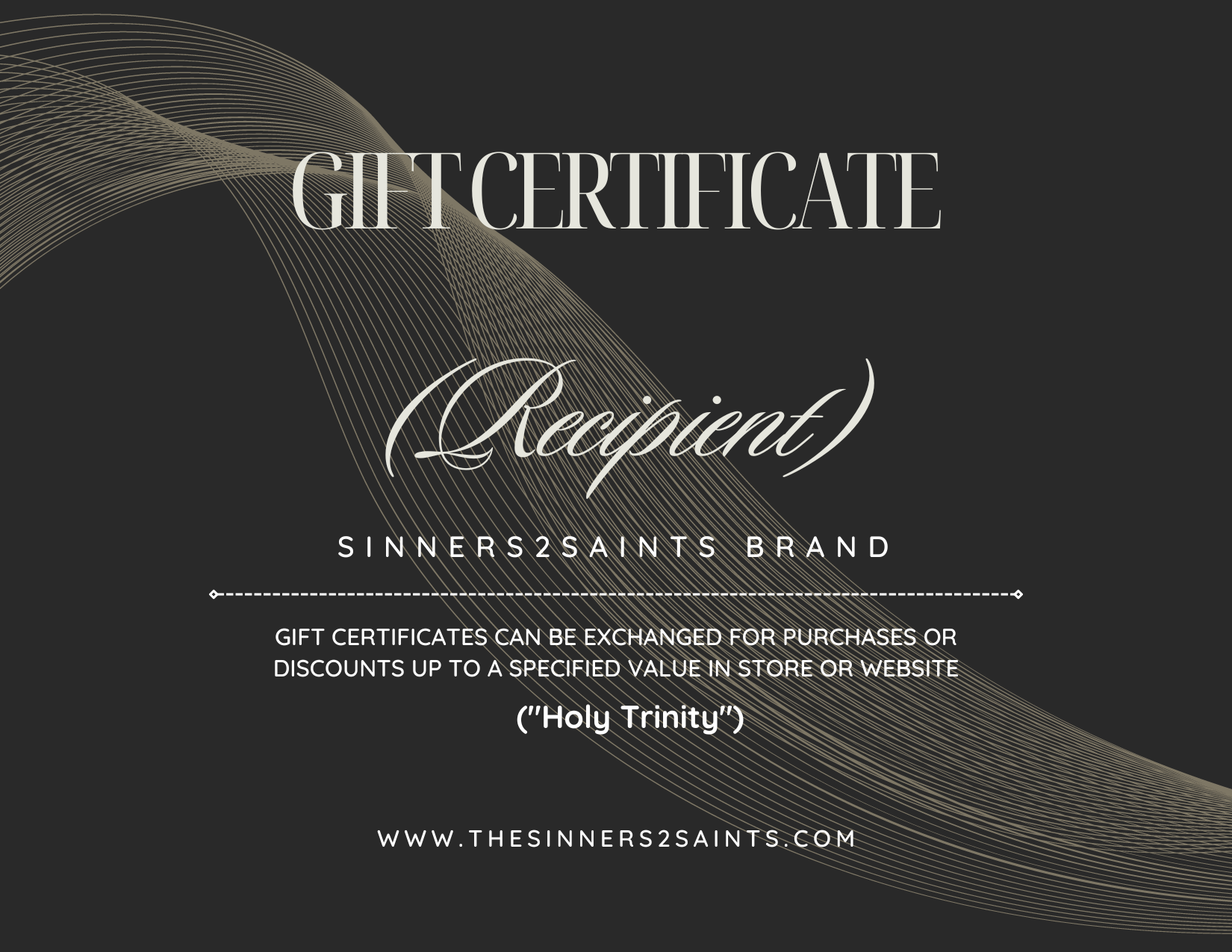 Gift Certificate ($25-$350) - Transform a Day from Ordinary to Heavenly