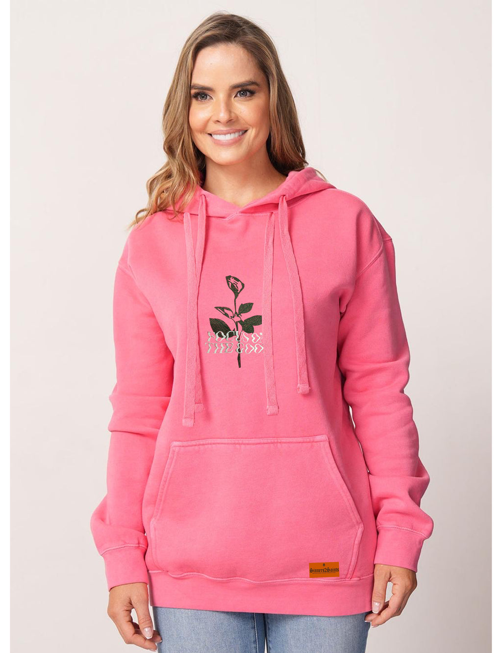 "Focus on the Good" Hoodie - PREMIUM PIGMENT DYED HOODIE