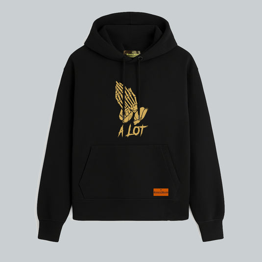 PRAY A LOT Hoodie - Gold - Sinners2Saints