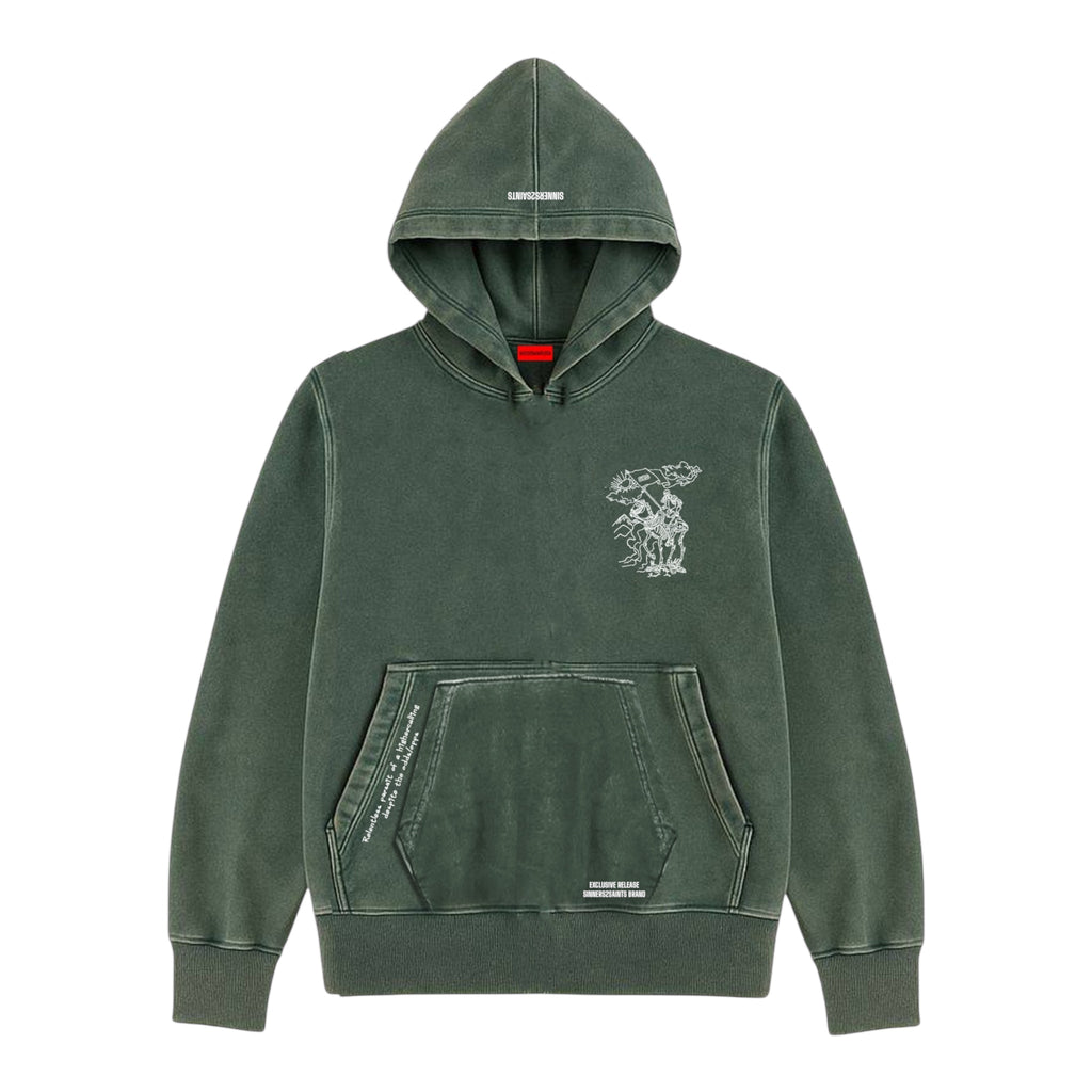 Knight’s Mantle Green Hoodie