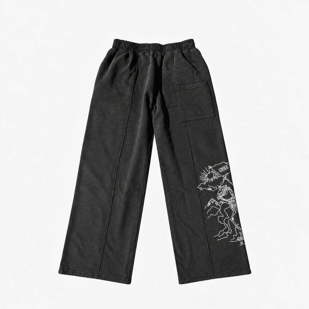 The Mantle Pant, Washed Black - Sinners2Saints