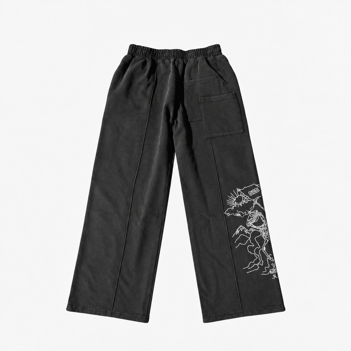 The Mantle Pant, Washed Black