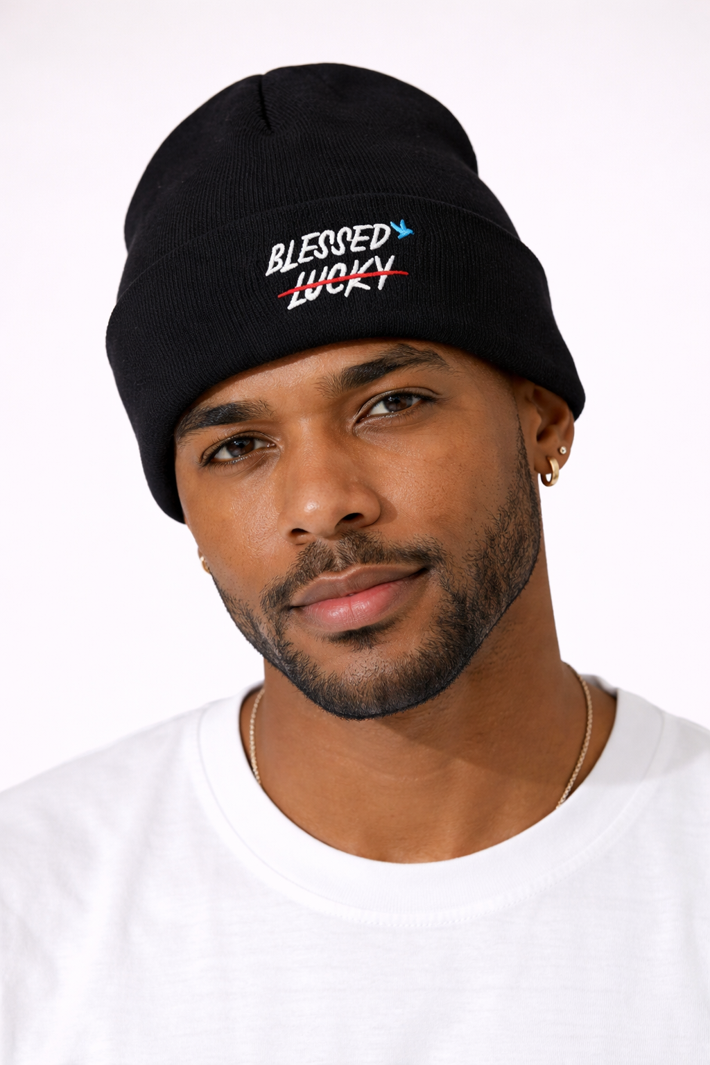 Blessed, not lucky Beanie - Sinners2Saints