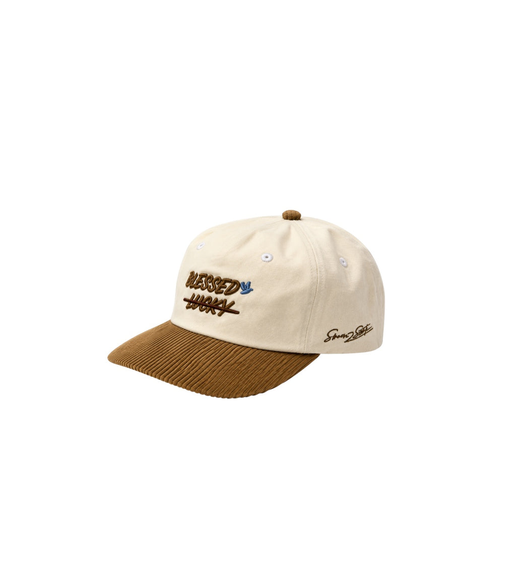 Blessed Lucky Adjustable Cap (Creme)