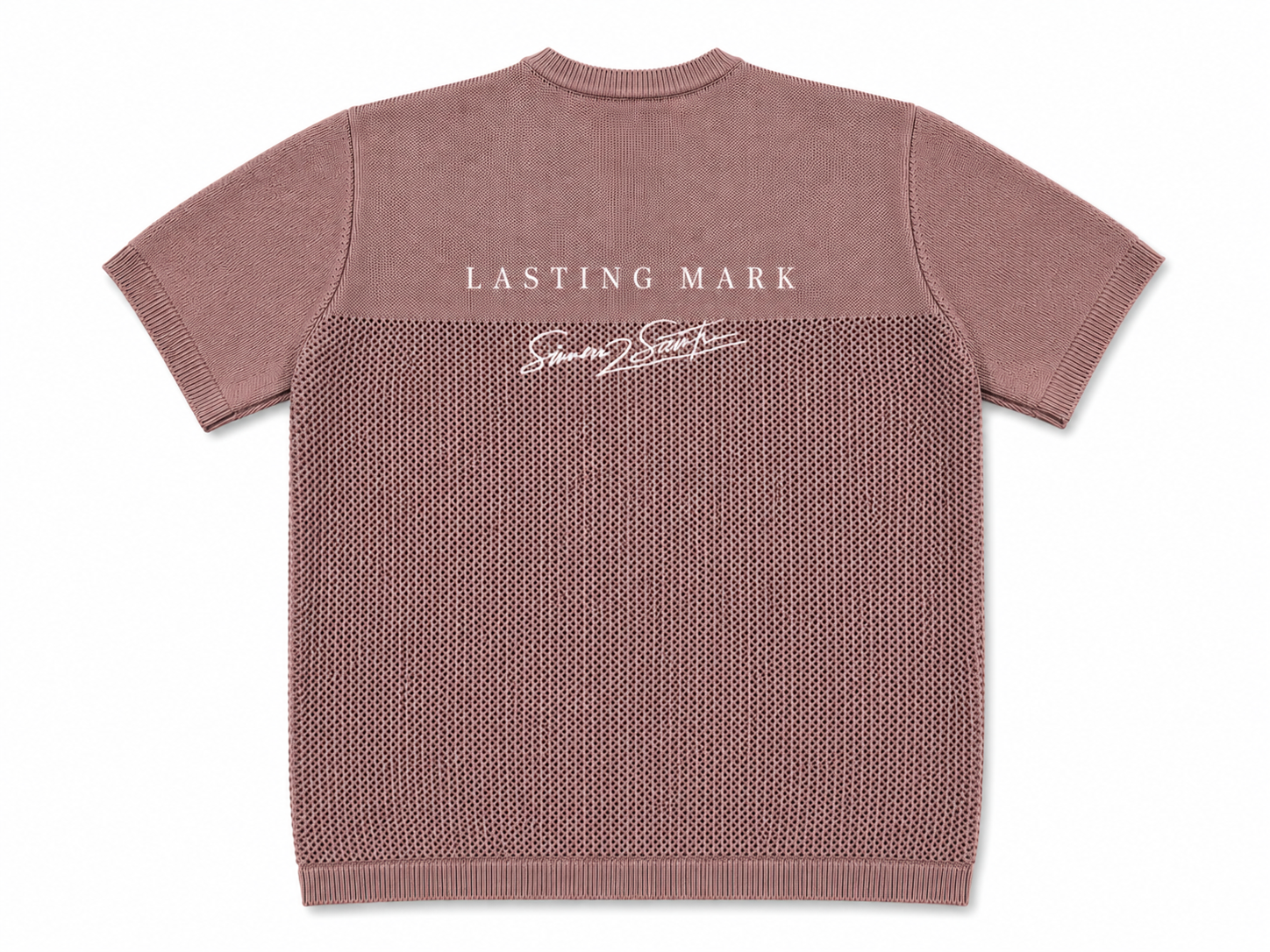 Lasting mark mess knit