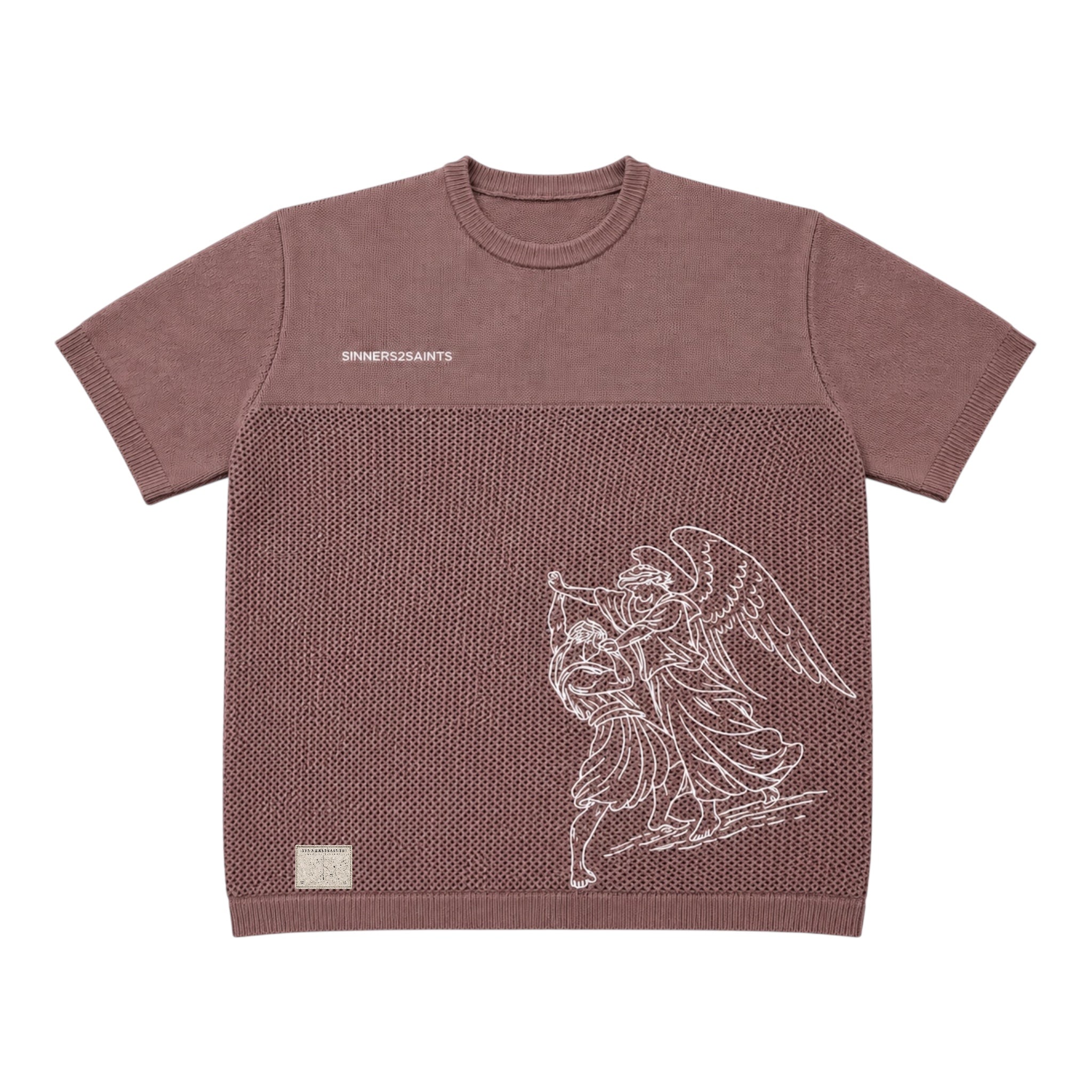 Lasting mark mess knit