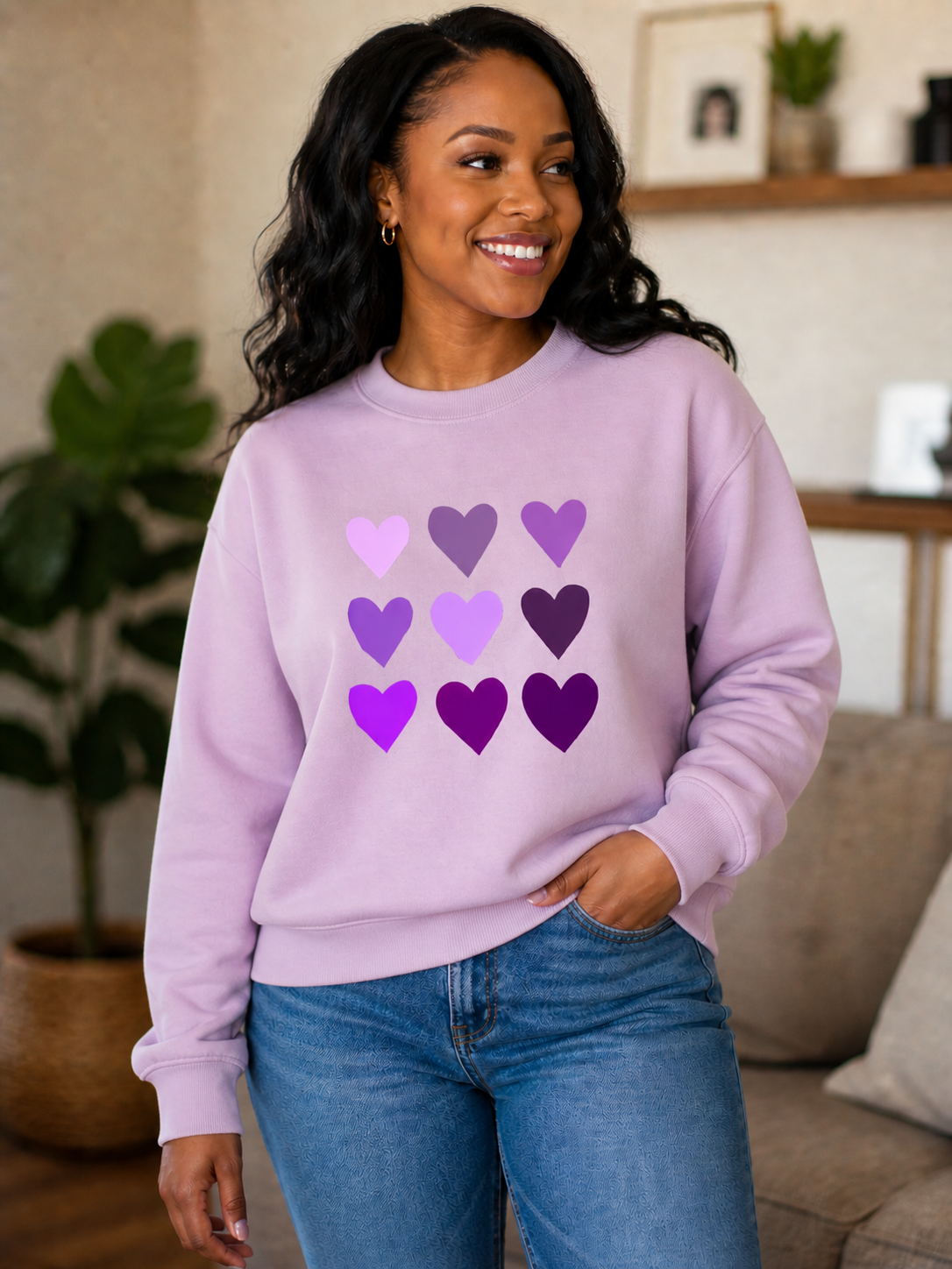 Shades of Love - Crewneck sweatshirt *Restocked - Sinners2Saints