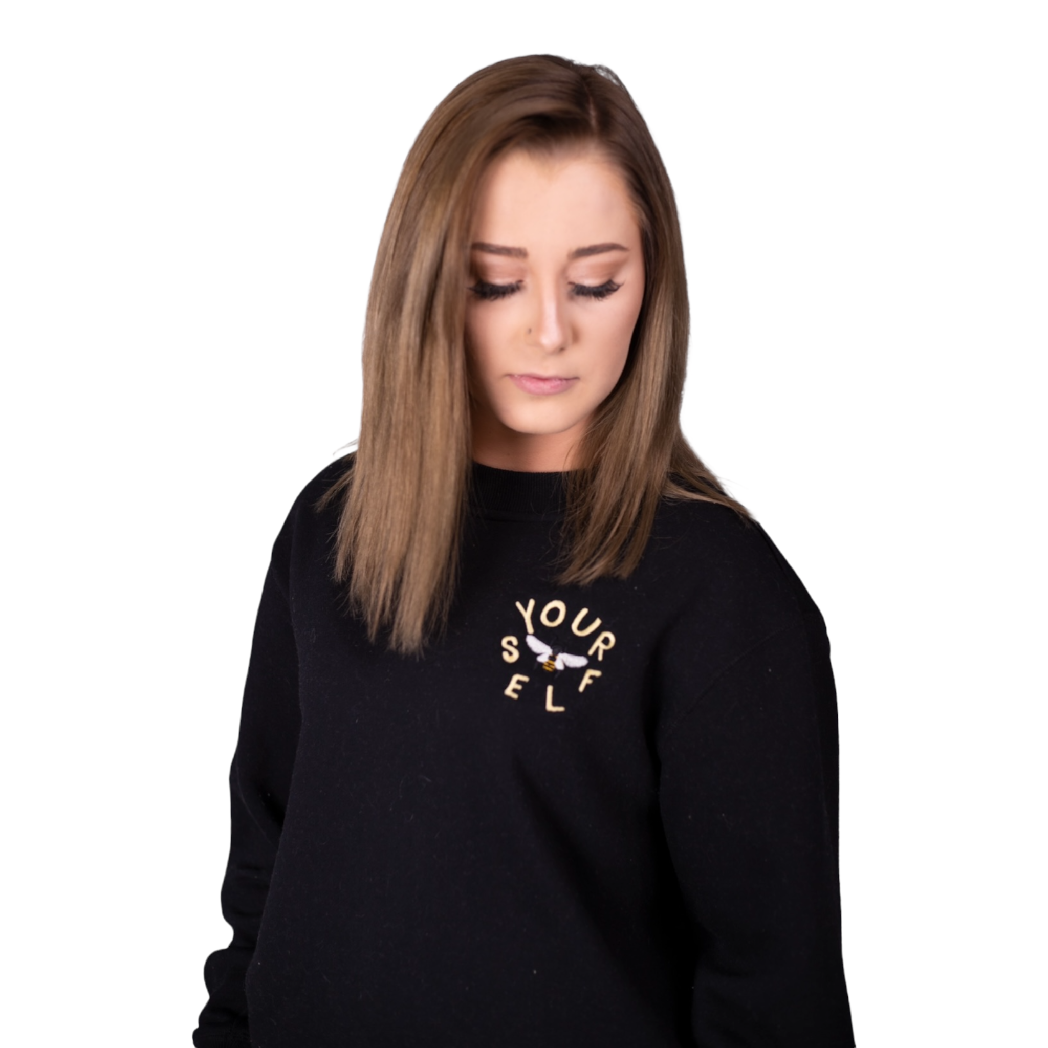 Embroidered Bee yourself crewneck sweatshirt - Unisex - TheSinners2Saints