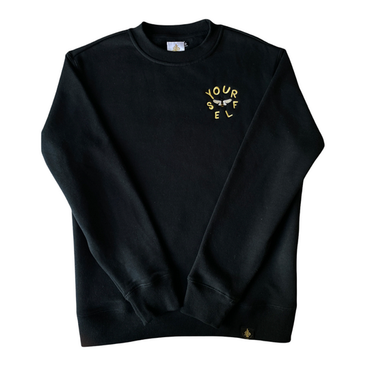 Embroidered Bee yourself crewneck sweatshirt - Unisex - TheSinners2Saints