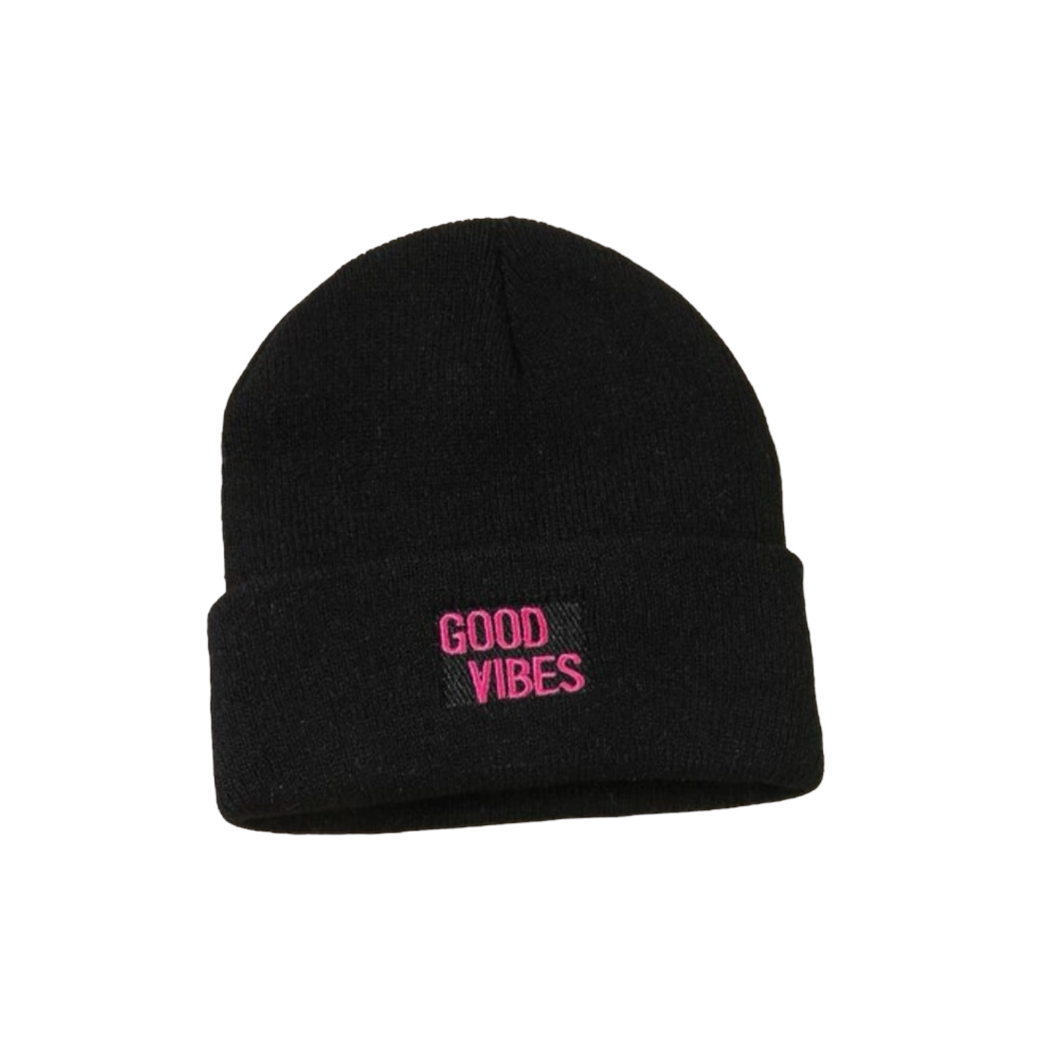 Good vibes beanie hats - color White, Black - TheSinners2Saints