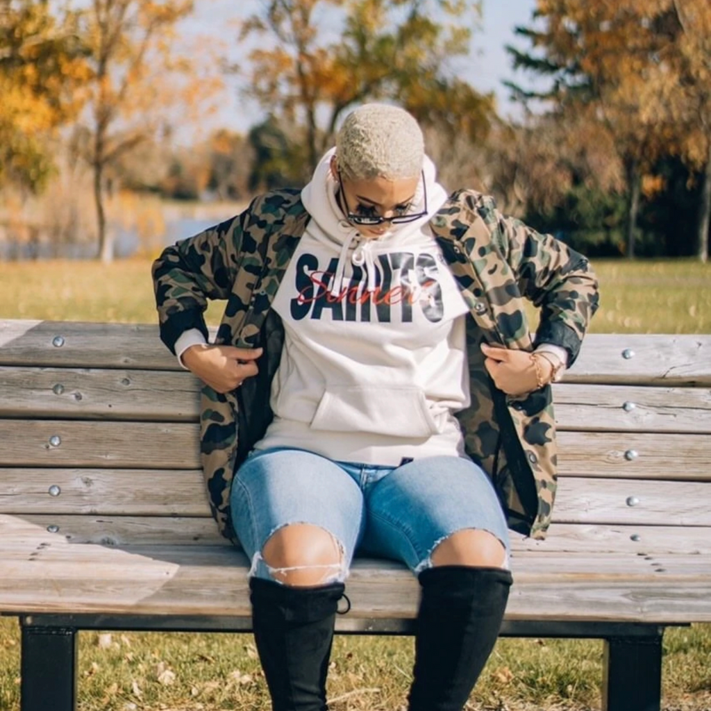 Signed Across Hoodie (Men, Women) - Tan/Cream/Offwhite **Restocked in Limited availability** - TheSinners2Saints