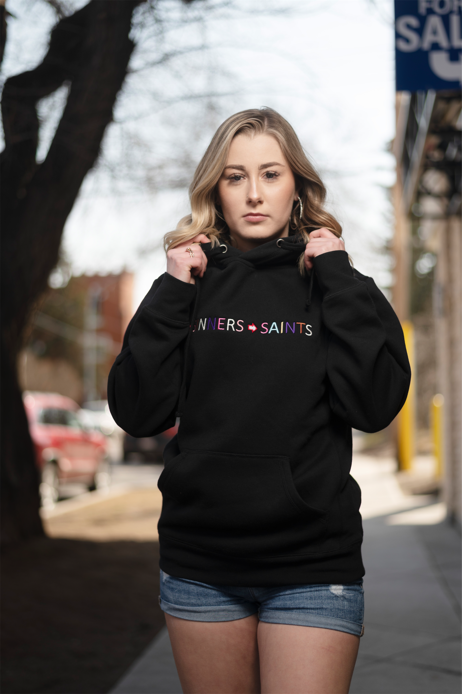 Direction Matters - Sinners to Saints Embroidered Hoodie (Colors Black, Brown) - TheSinners2Saints