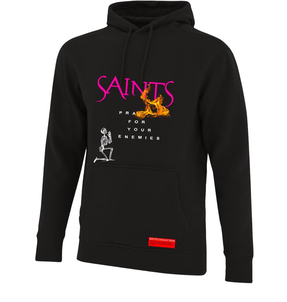 *New - Pray for your Enemies Hoodie Grey & Black, Men and Women sizes - TheSinners2Saints