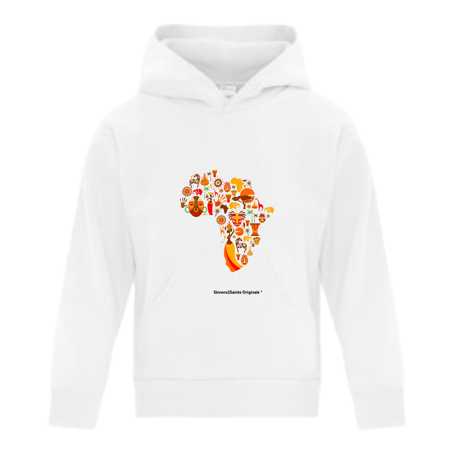 Origins Hoodie - African theme. Colors (Black, White) Limited Release Only ** - TheSinners2Saints
