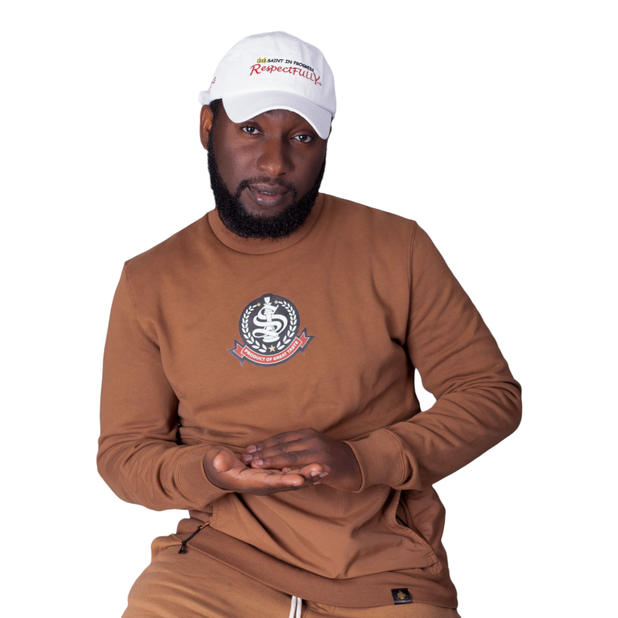 Side zipper Crewneck Sweatshirt (Limited Release! ) - Color (Brown) - TheSinners2Saints