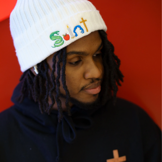 Stylish Chunky Beanies - Saint embroidered - Exclusive Limited Release ** - TheSinners2Saints