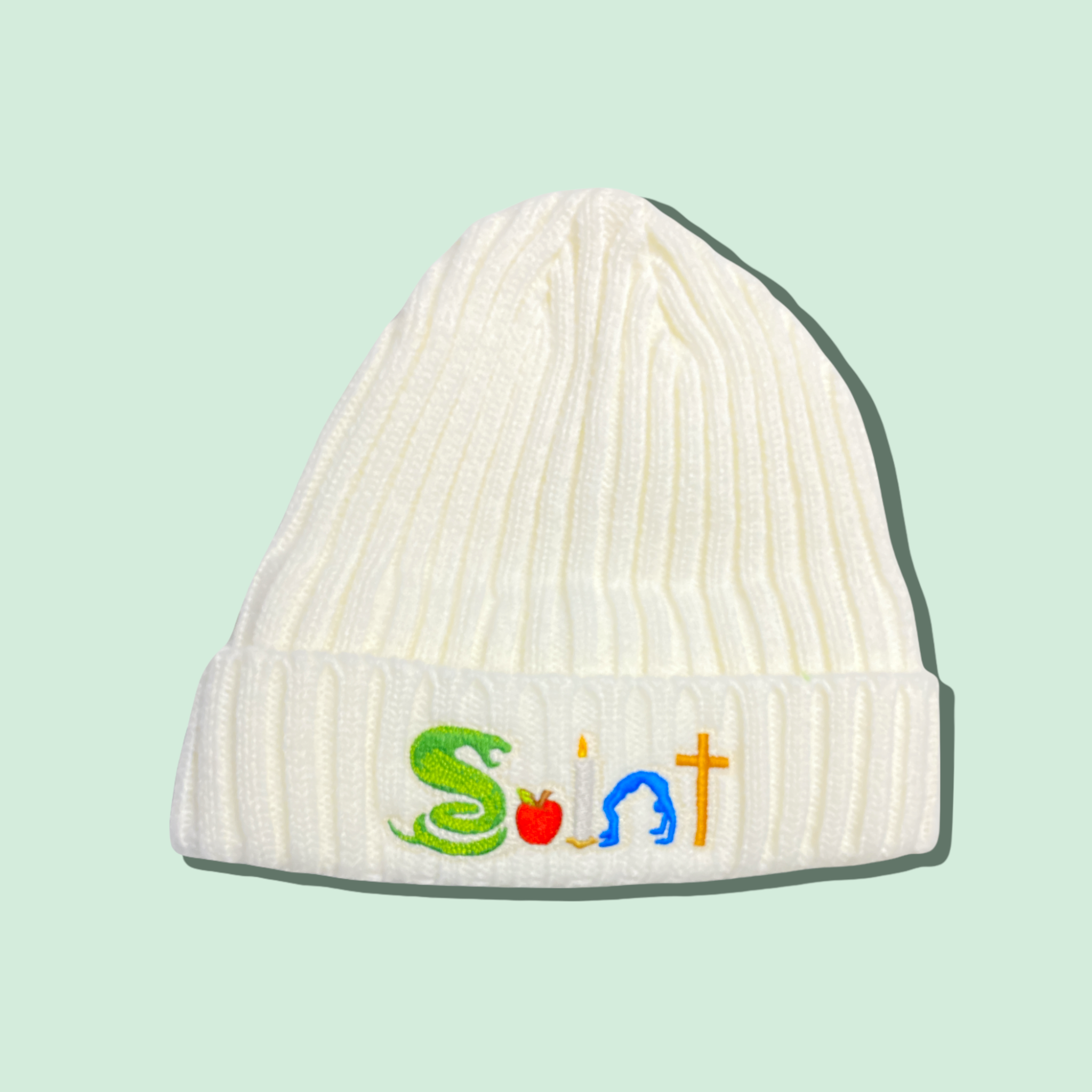 Stylish Chunky Beanies - Saint embroidered - Exclusive Limited Release ** - TheSinners2Saints