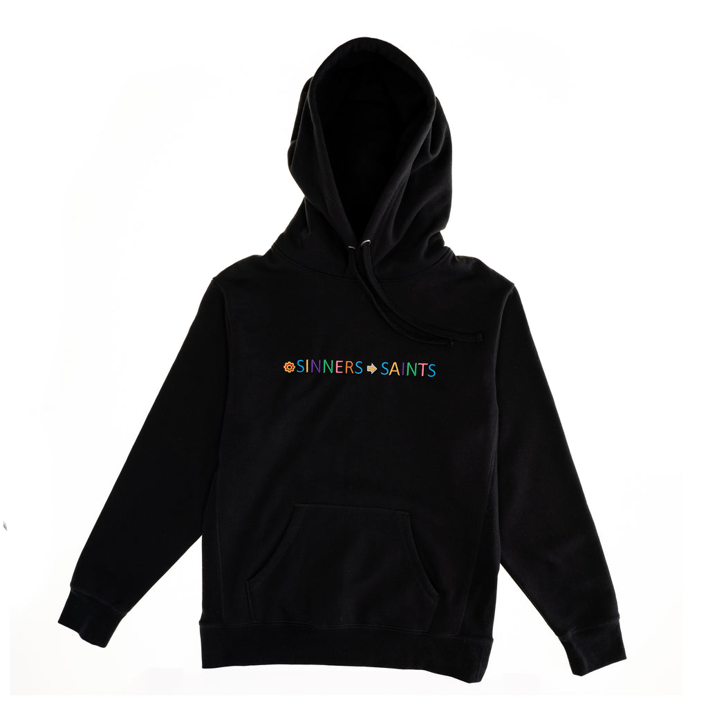 Embroidered S2S Reset - Hoodie (Men and Women) - colors (Black, Brown) - TheSinners2Saints