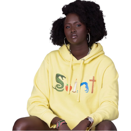SAINT - HOODIE (Men and Women) - BUTTER YELLOW COLOR **Limited Release - TheSinners2Saints