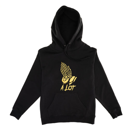 Gold metallic Design - PRAY A LOT Hoodie - men and women sizes - **Exclusive Limited Release - TheSinners2Saints