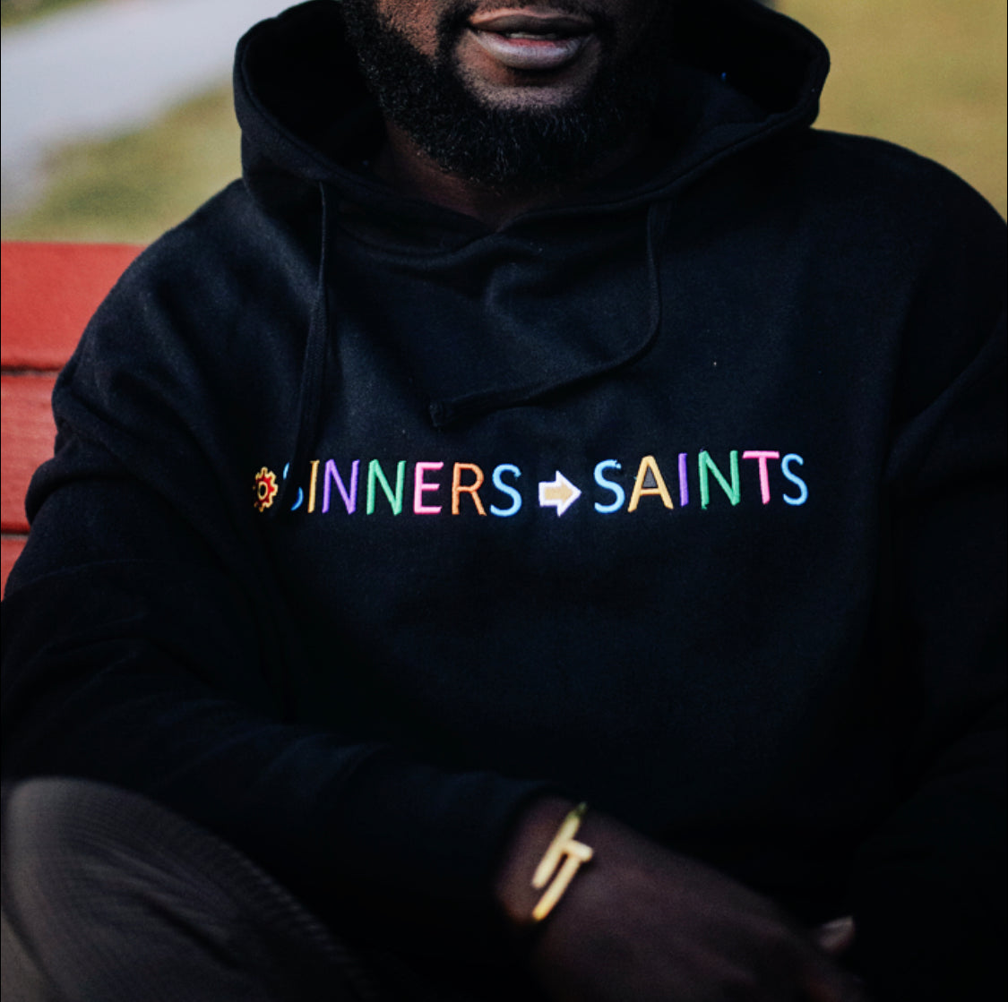 Embroidered S2S Reset - Hoodie (Men and Women) - colors (Black, Brown) - TheSinners2Saints