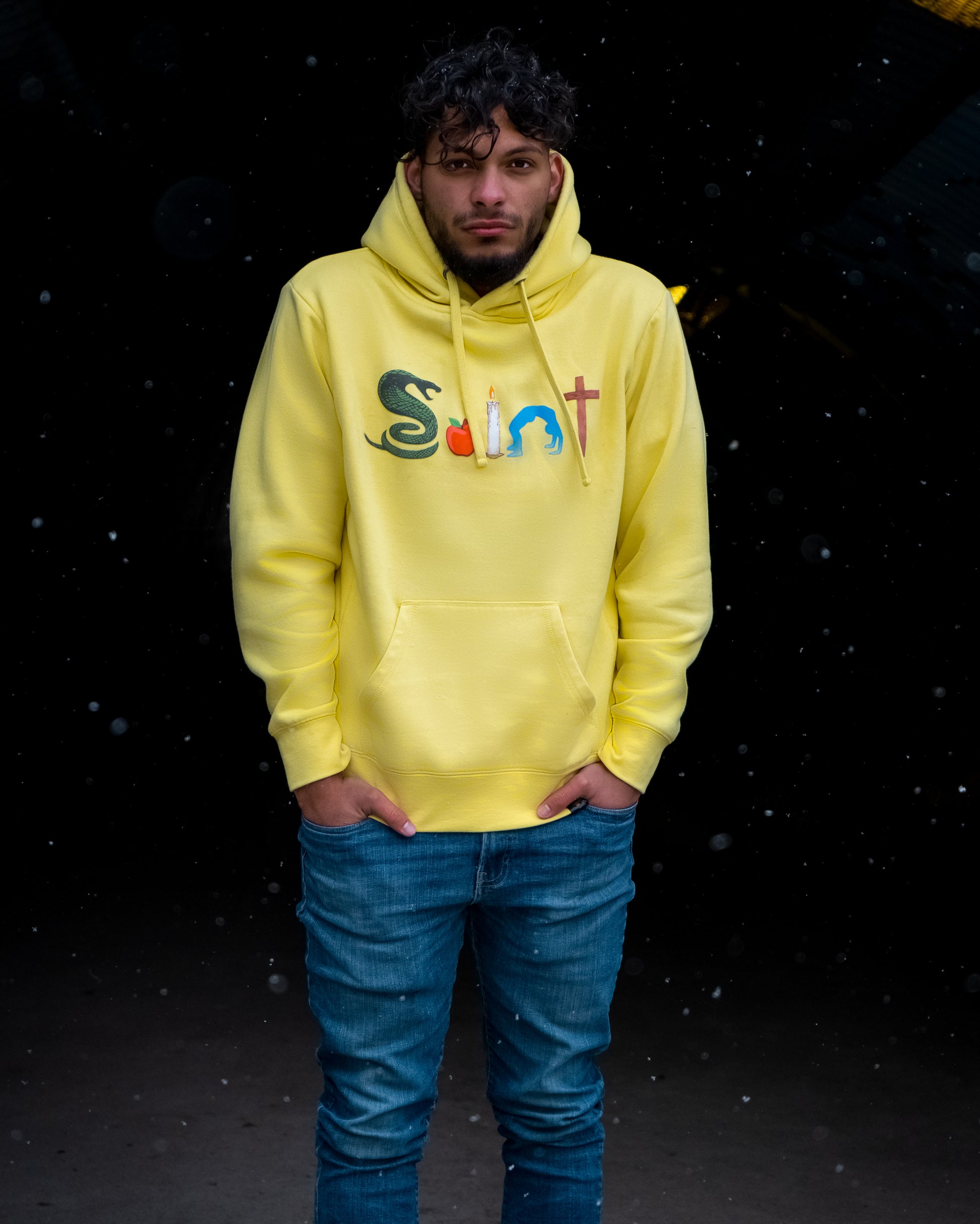 SAINT - HOODIE (Men and Women) - BUTTER YELLOW COLOR - TheSinners2Saints