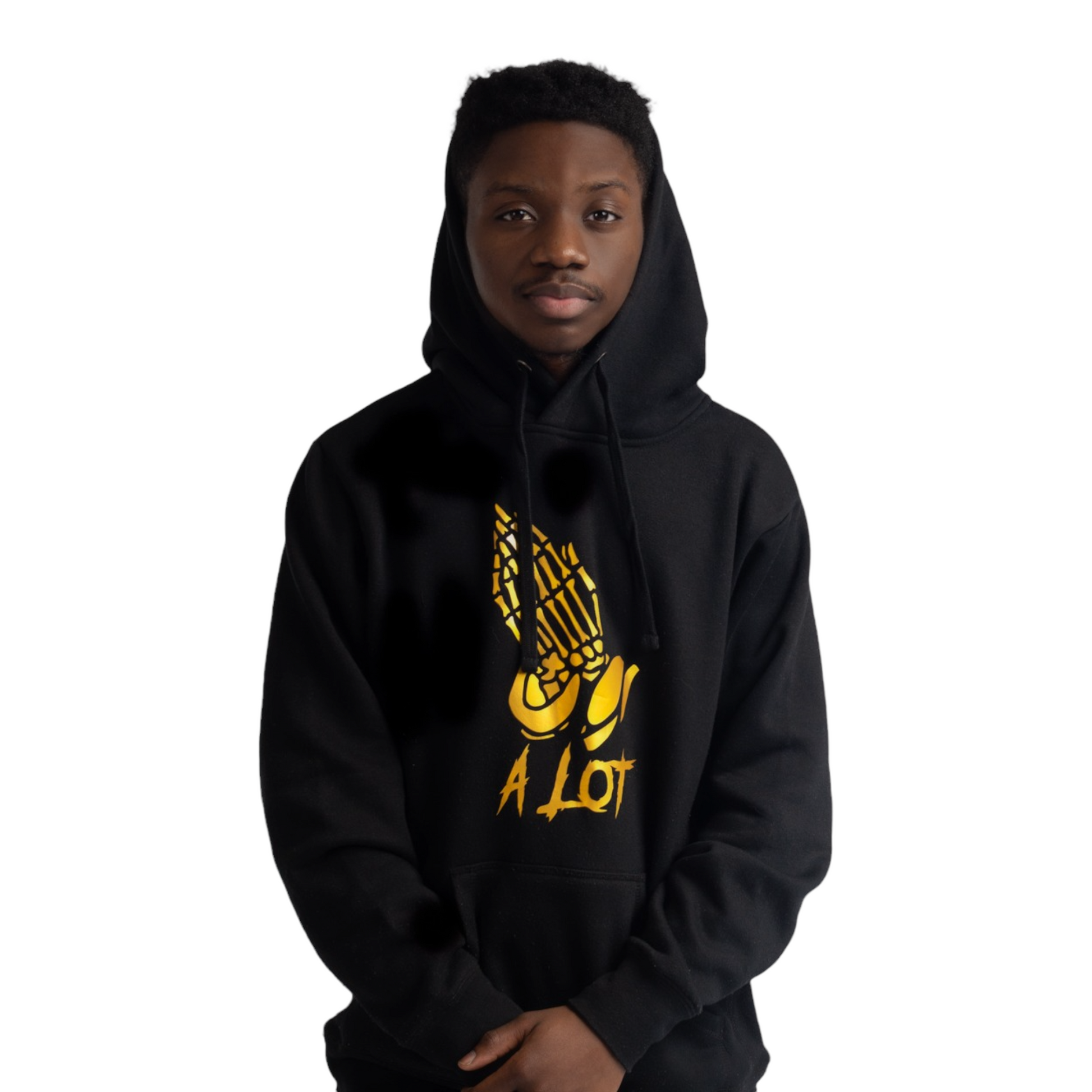 Golden metallic Design - PRAY A LOT Hoodie - men and women sizes - **Exclusive Limited Release - TheSinners2Saints